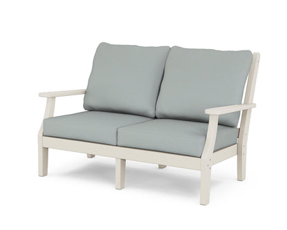 Country Living Wovendale Deep Seating Loveseat in Sand / Spa