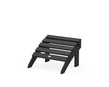 POLYWOOD® Classic Adirondack Folding Ottoman in Black