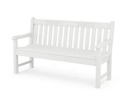 POLYWOOD® 60" Buddy Bench in White