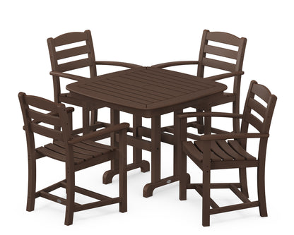 POLYWOOD® La Casa Café 5-Piece Dining Set in Mahogany