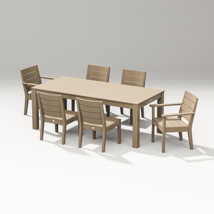 Latitude 7-piece Dining Set - Parsons 84"