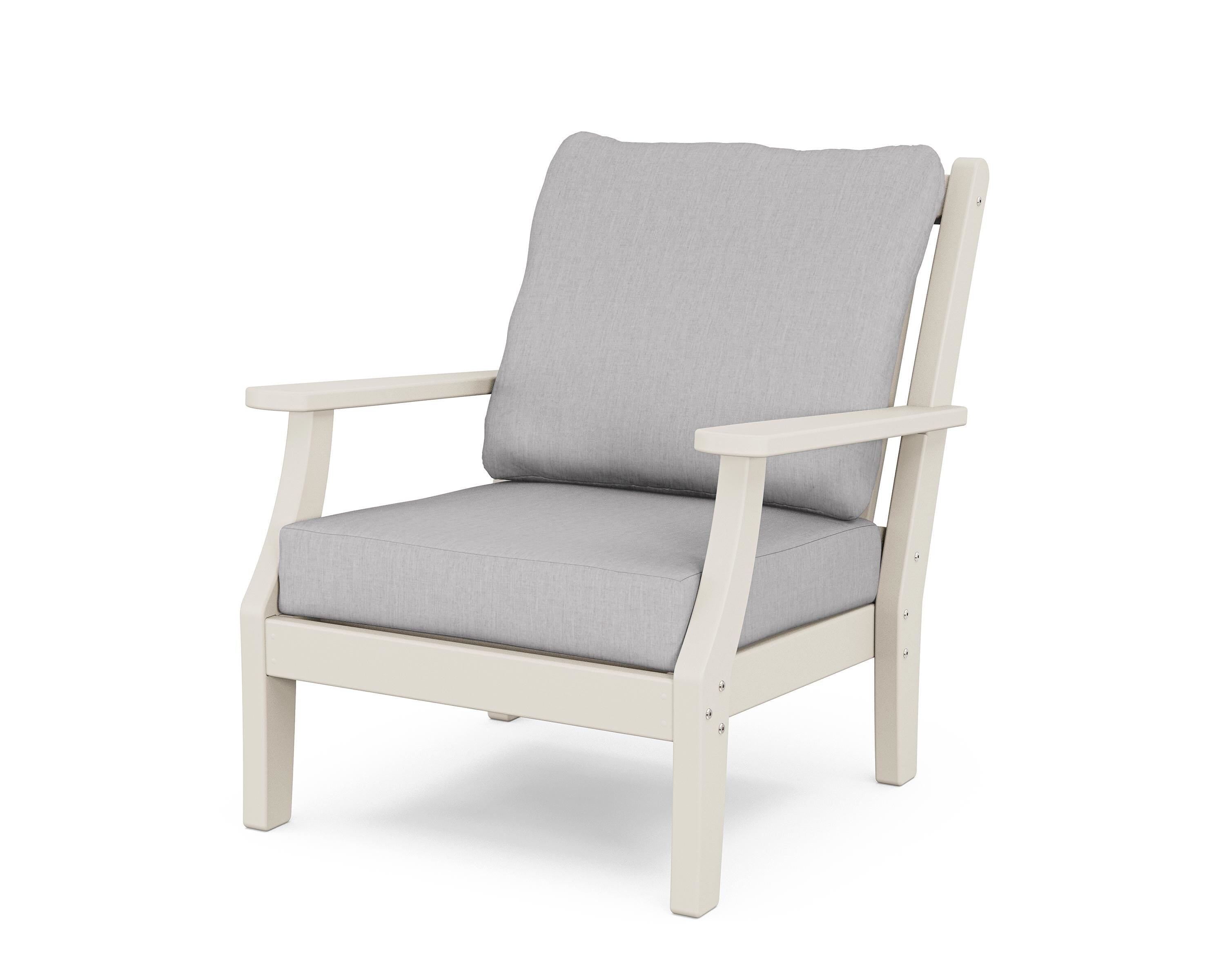 Country Living Wovendale Deep Seating Chair in Sand / Granite