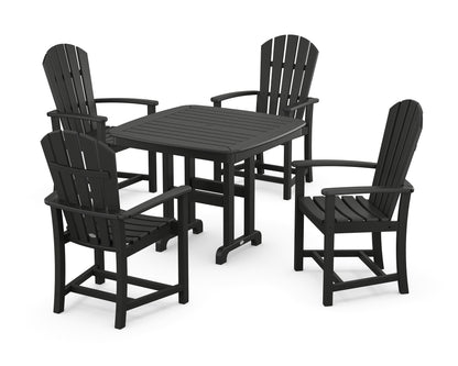 POLYWOOD® Palm Coast 5-Piece Dining Set in Black