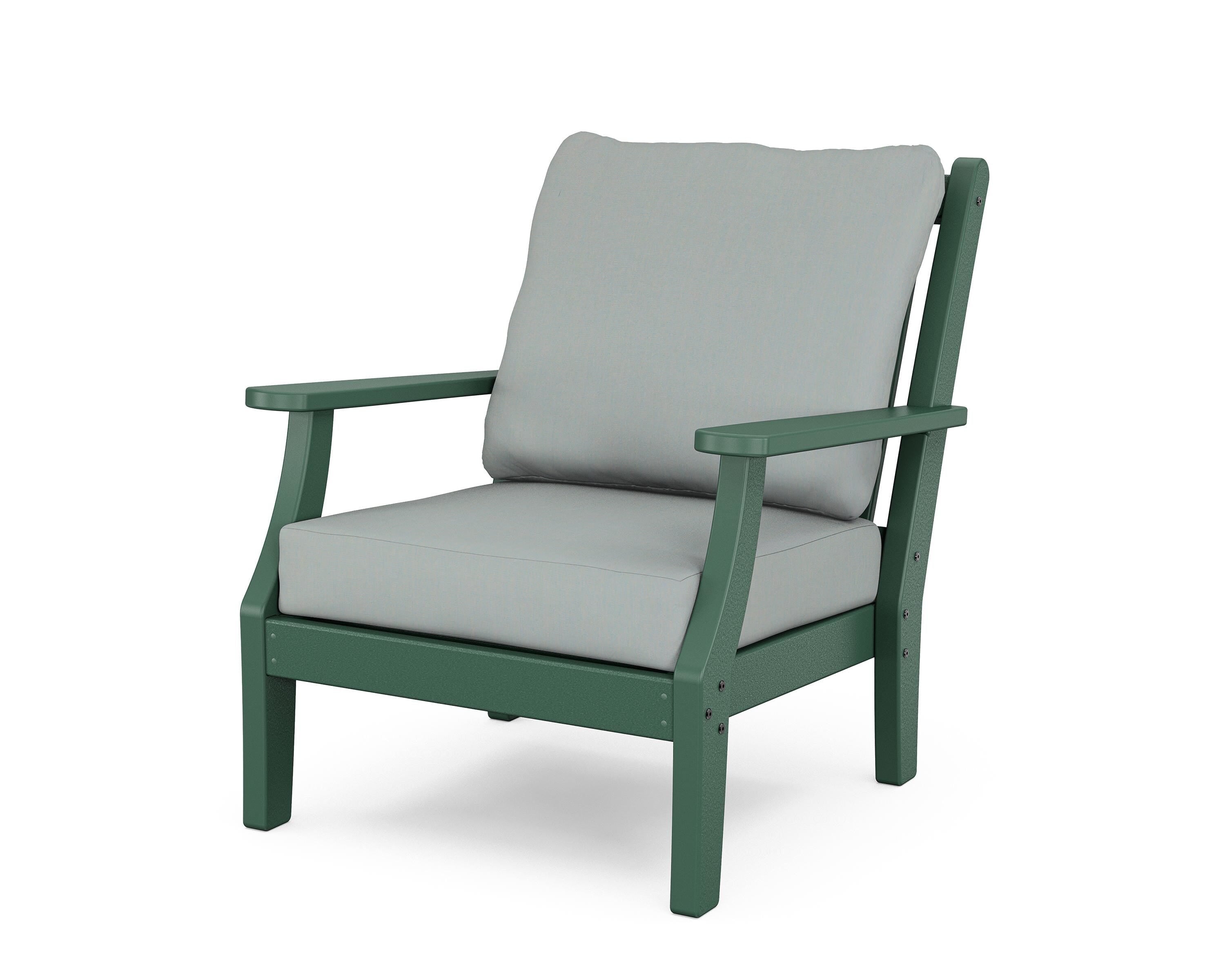 Country Living Wovendale Deep Seating Chair in Green / Spa