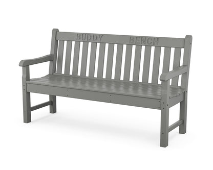 POLYWOOD® 60" Buddy Bench in Slate Grey