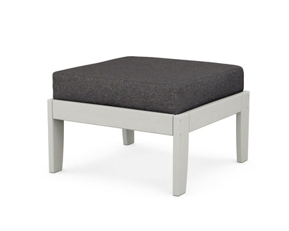 Unbranded Modular Ottoman - Classic in Vintage White / Ash Charcoal