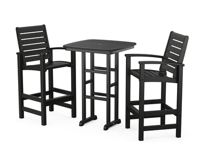 POLYWOOD® Signature 3-Piece Bar Set in Black