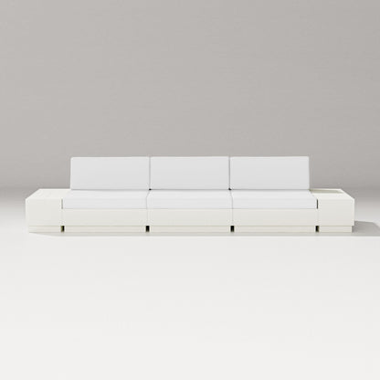 PW Designer Series Elevate Straight Sectional in Vintage White / Natural