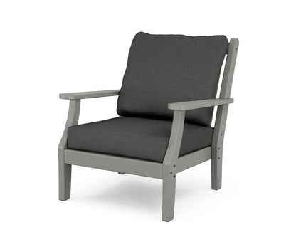 Country Living Wovendale Deep Seating Chair in Slate Grey / Spectrum Carbon