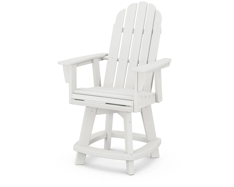 Vineyard Curveback Adirondack Swivel Counter Chair