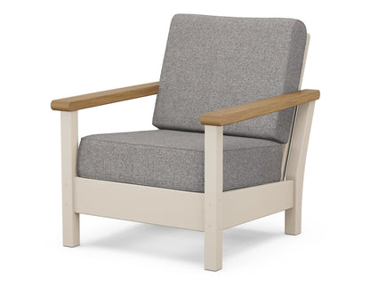 POLYWOOD® Harbour Deep Seating Chair in Sand / Natural / Grey Mist