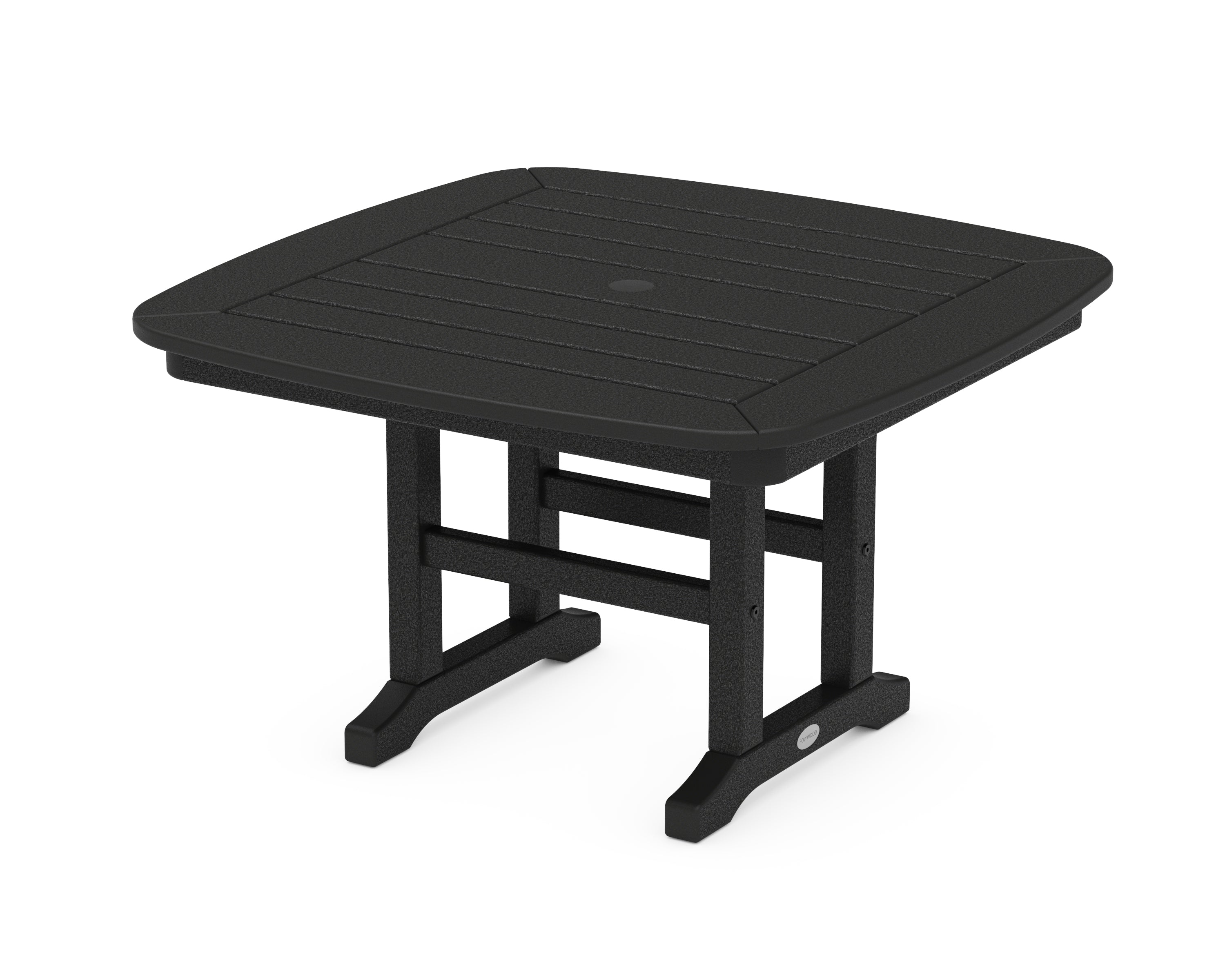 POLYWOOD® Nautical 31" Conversation Table in Black