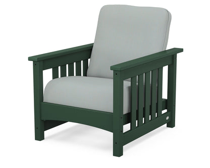 POLYWOOD® Club Mission Chair in Green / Spa
