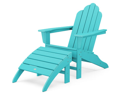 POLYWOOD® Long Island Adirondack 2-Piece Set in Aruba