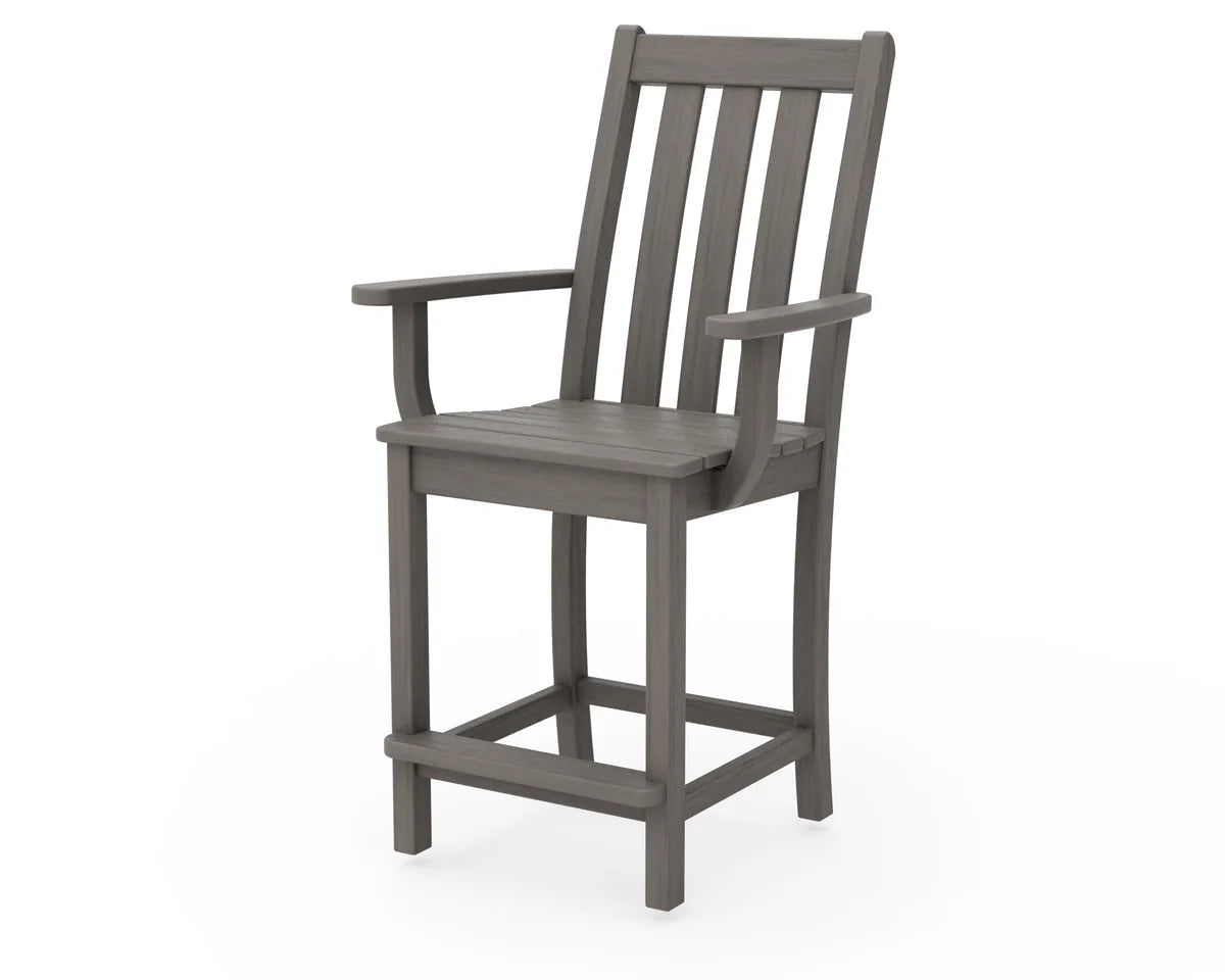 Vineyard Counter Arm Chair