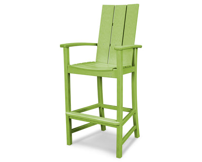 POLYWOOD® Modern Adirondack Bar Chair in Lime