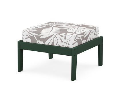 Unbranded Deep Seating Ottoman in Green / Leaf Grey Mist