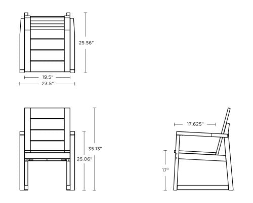 Elevate Dining Arm Chair