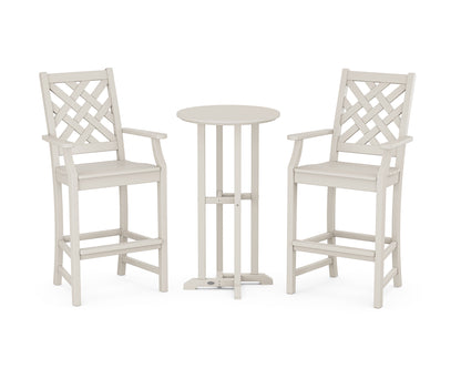 Country Living Wovendale 3-Piece Farmhouse Bar Set in Sand