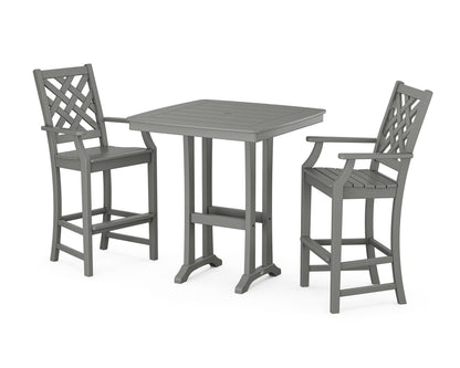 Country Living Wovendale 3-Piece Bar Set in Slate Grey
