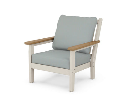 POLYWOOD® Chippendale Deep Seating Chair in Sand / Natural / Spa