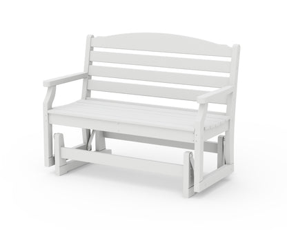 POLYWOOD® Savannah 48" Glider in White