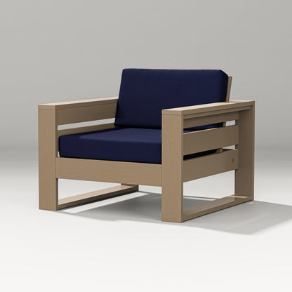 PW Designer Series Latitude Lounge Chair in Vintage Sahara / Navy