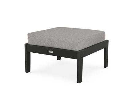 Country Living Cottage Deep Seating Ottoman in Black / Grey Mist