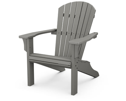 POLYWOOD® Seashell Adirondack in Slate Grey