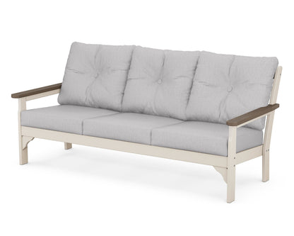 POLYWOOD® Vineyard Deep Seating Sofa in Sand / Kona / Granite