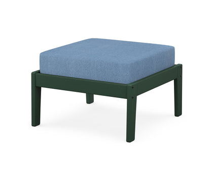 Unbranded Deep Seating Ottoman in Green / Sky Blue