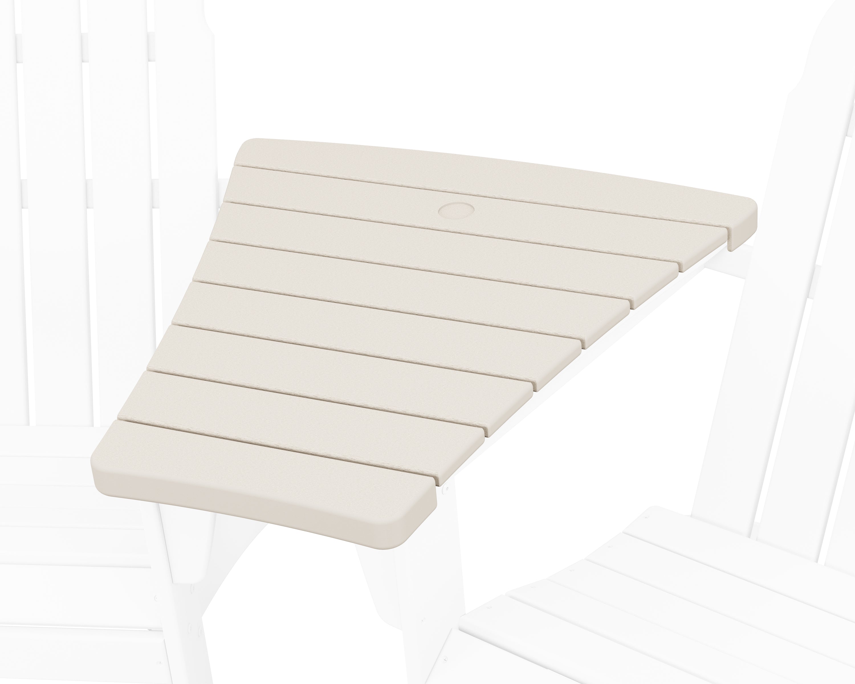 POLYWOOD® 400 Series Angled Adirondack Connecting Table in Sand