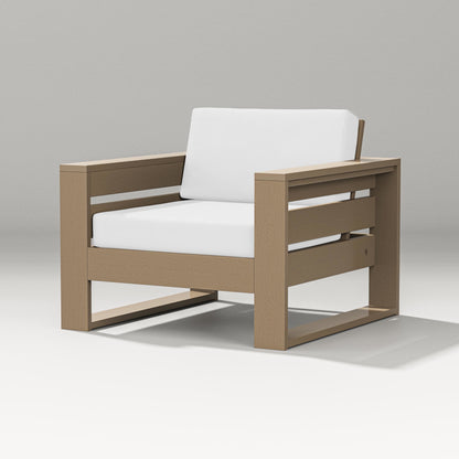PW Designer Series Latitude Lounge Chair in Vintage Sahara / Natural