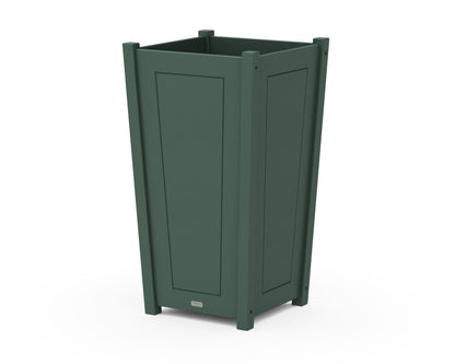 Country Living Country Living Large Tapered Square Tall Planter Box in Green