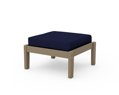 Unbranded Deep Seating Ottoman in Vintage Sahara / Navy