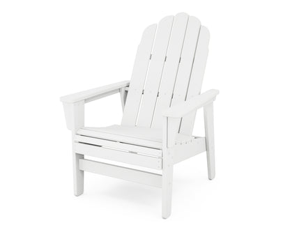 POLYWOOD® Vineyard Grand Upright Adirondack Chair in White