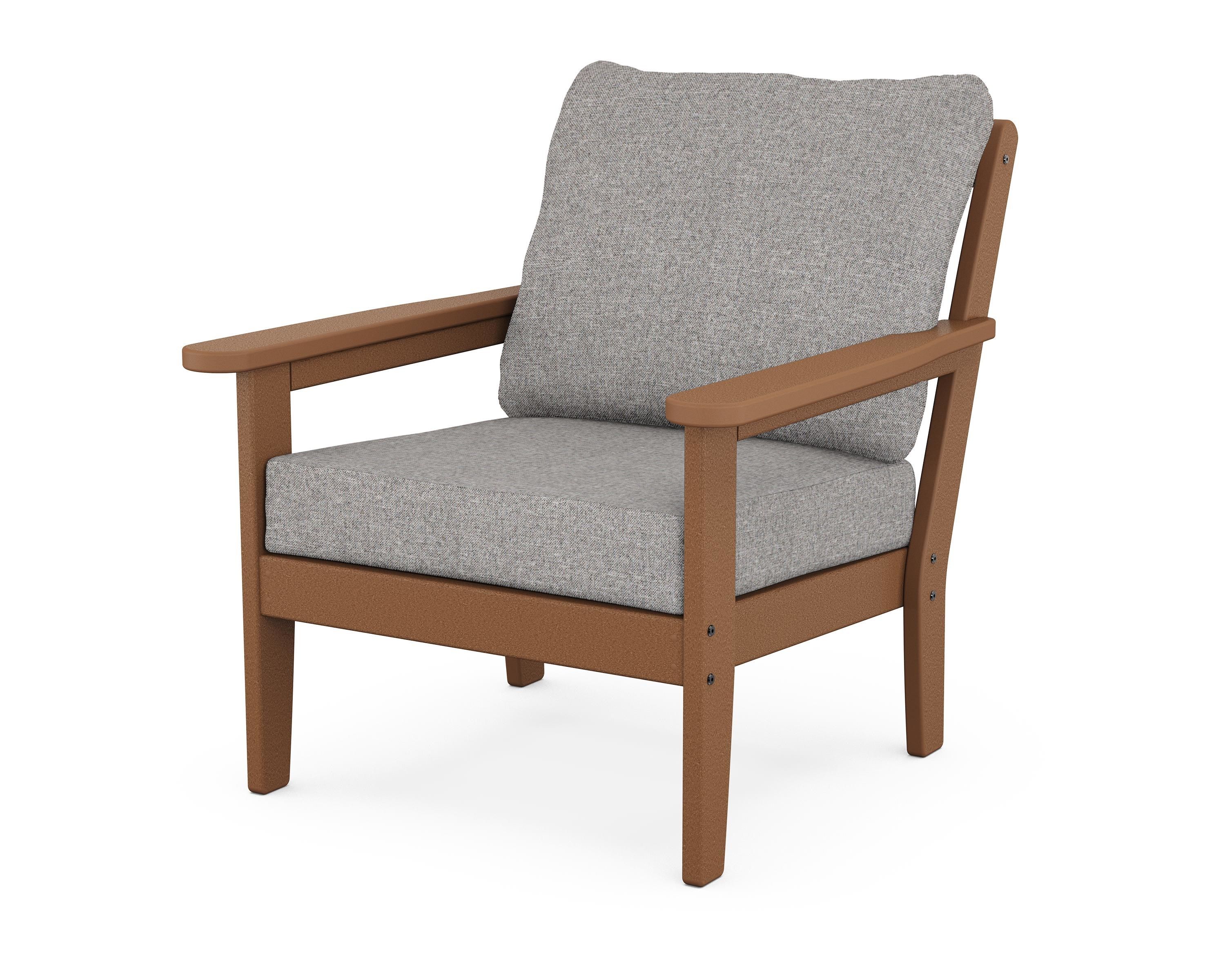 Country Living Cottage Deep Seating Chair in Teak / Grey Mist