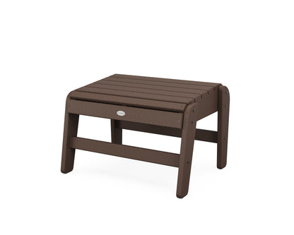 POLYWOOD® Grand Upright Adirondack Ottoman in Mahogany