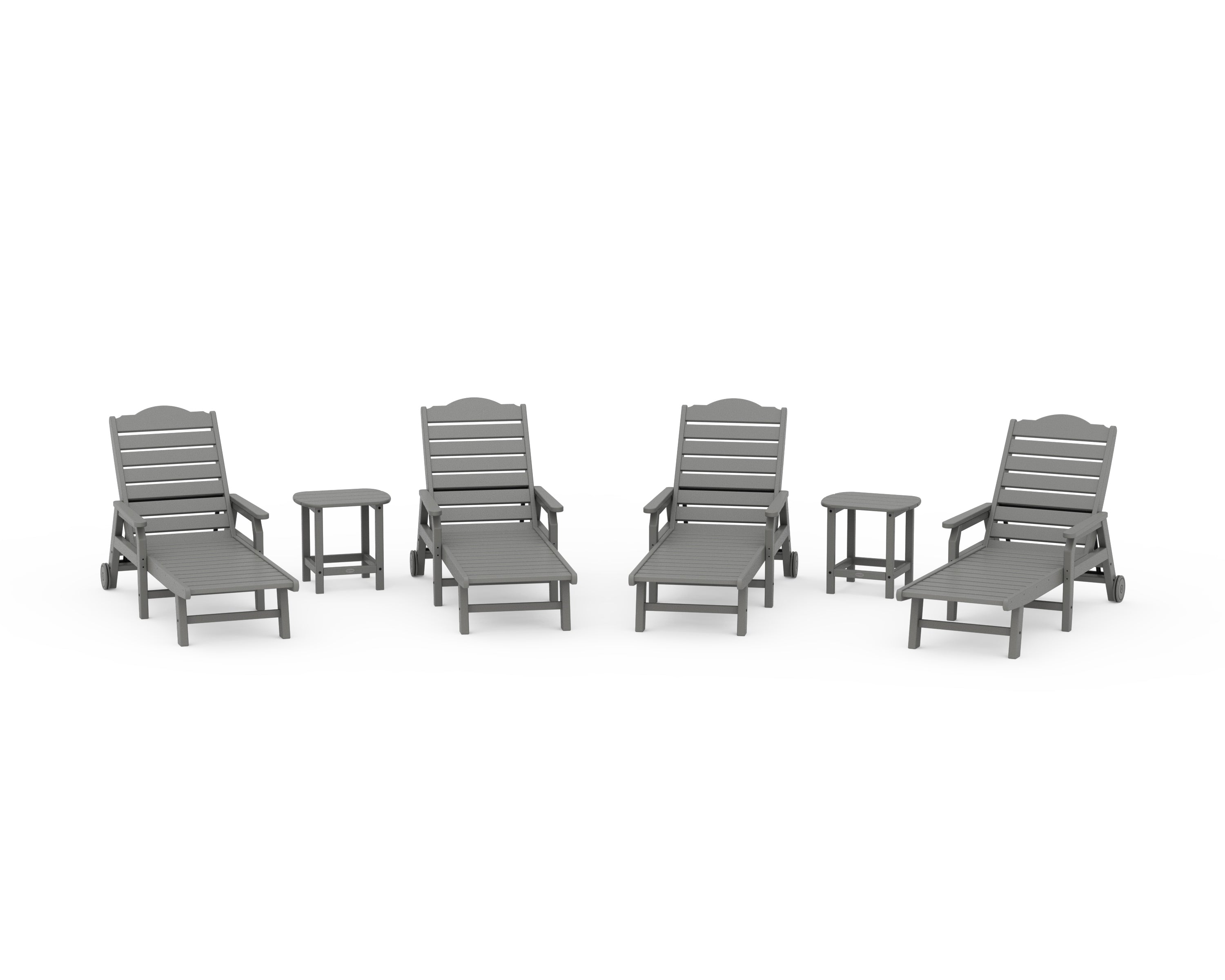 Draper James™ by  POLYWOOD® 6-Piece Savannah Chaise Lounge Set in Slate Grey