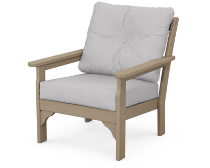 POLYWOOD® Vineyard Deep Seating Chair in Vintage Sahara / Granite