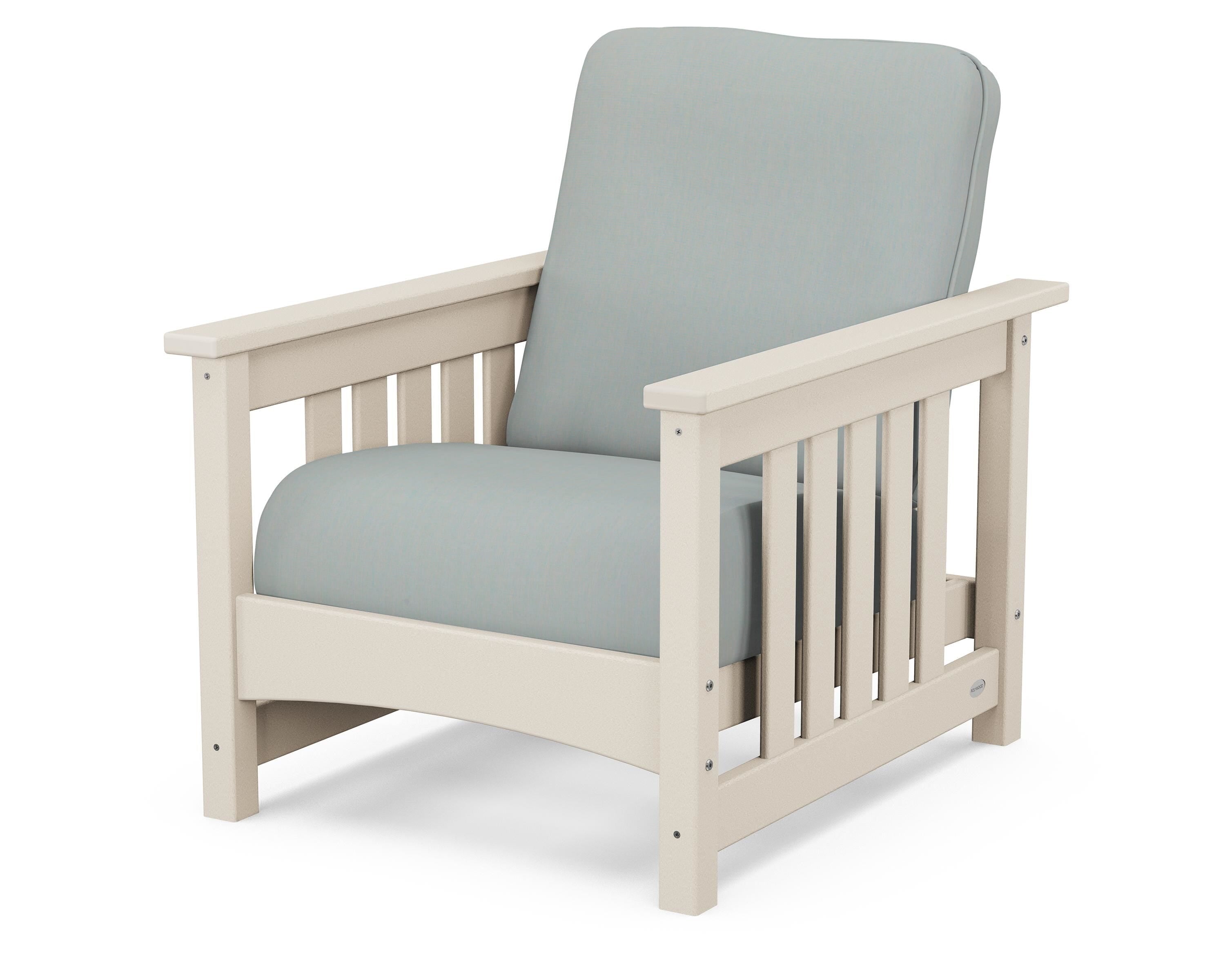 POLYWOOD® Club Mission Chair in Sand / Spa