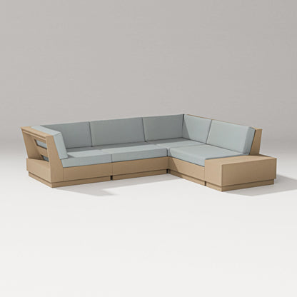 PW Designer Series Elevate Corner Sectional in Vintage Sahara / Spa