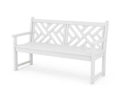 POLYWOOD® Chippendale 60" Bench in White