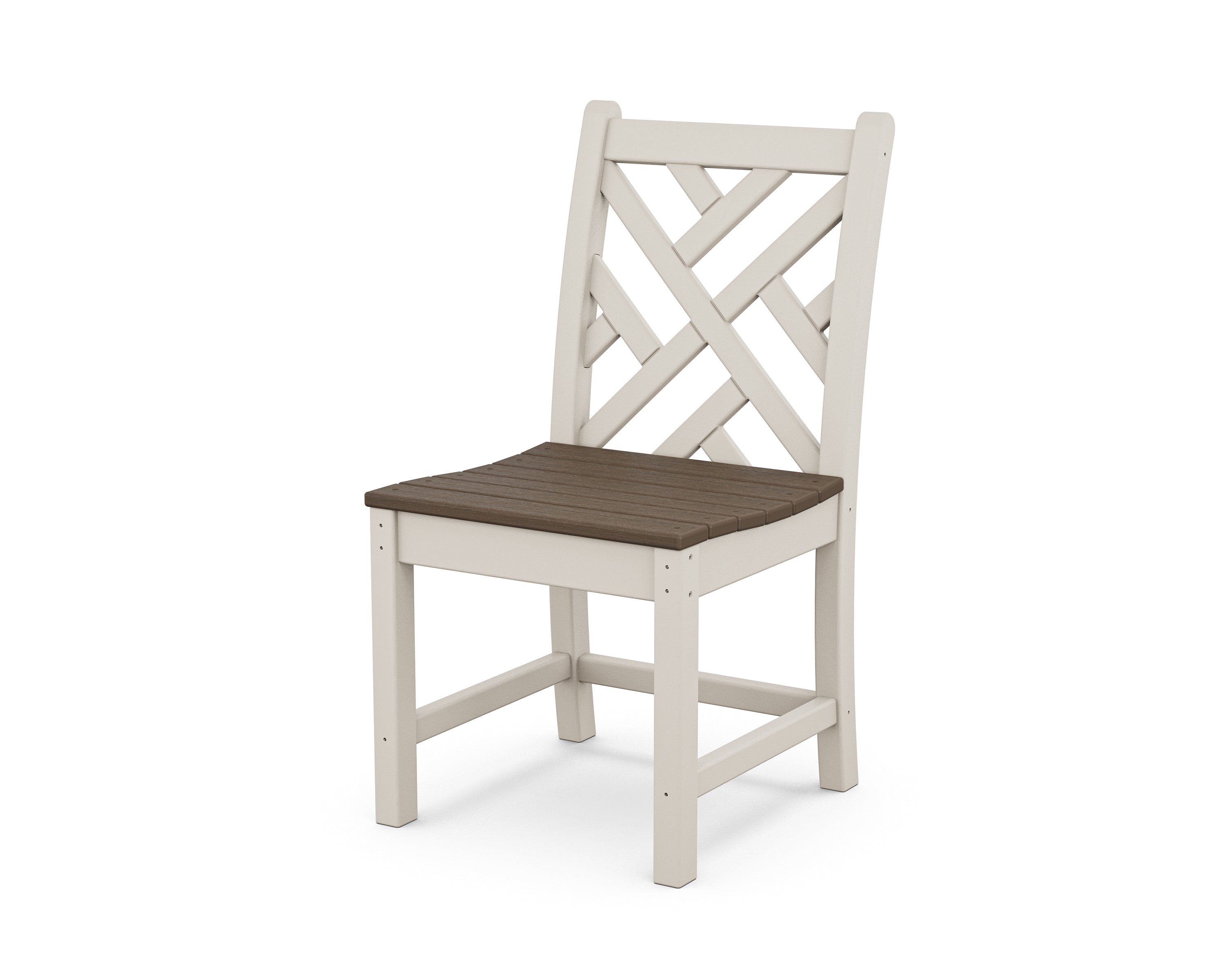 POLYWOOD® Chippendale Dining Side Chair in Sand / Kona