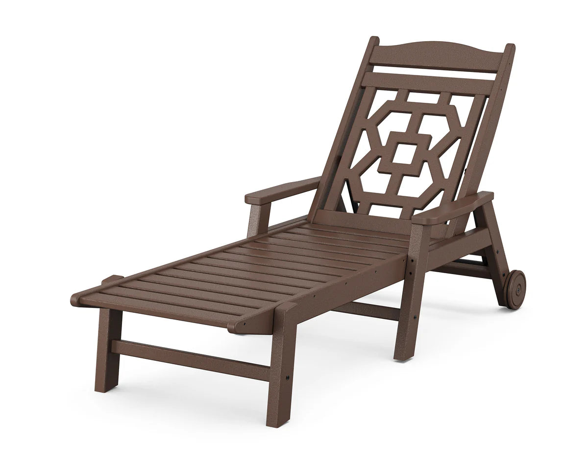 Chinoiserie Chaise Lounge