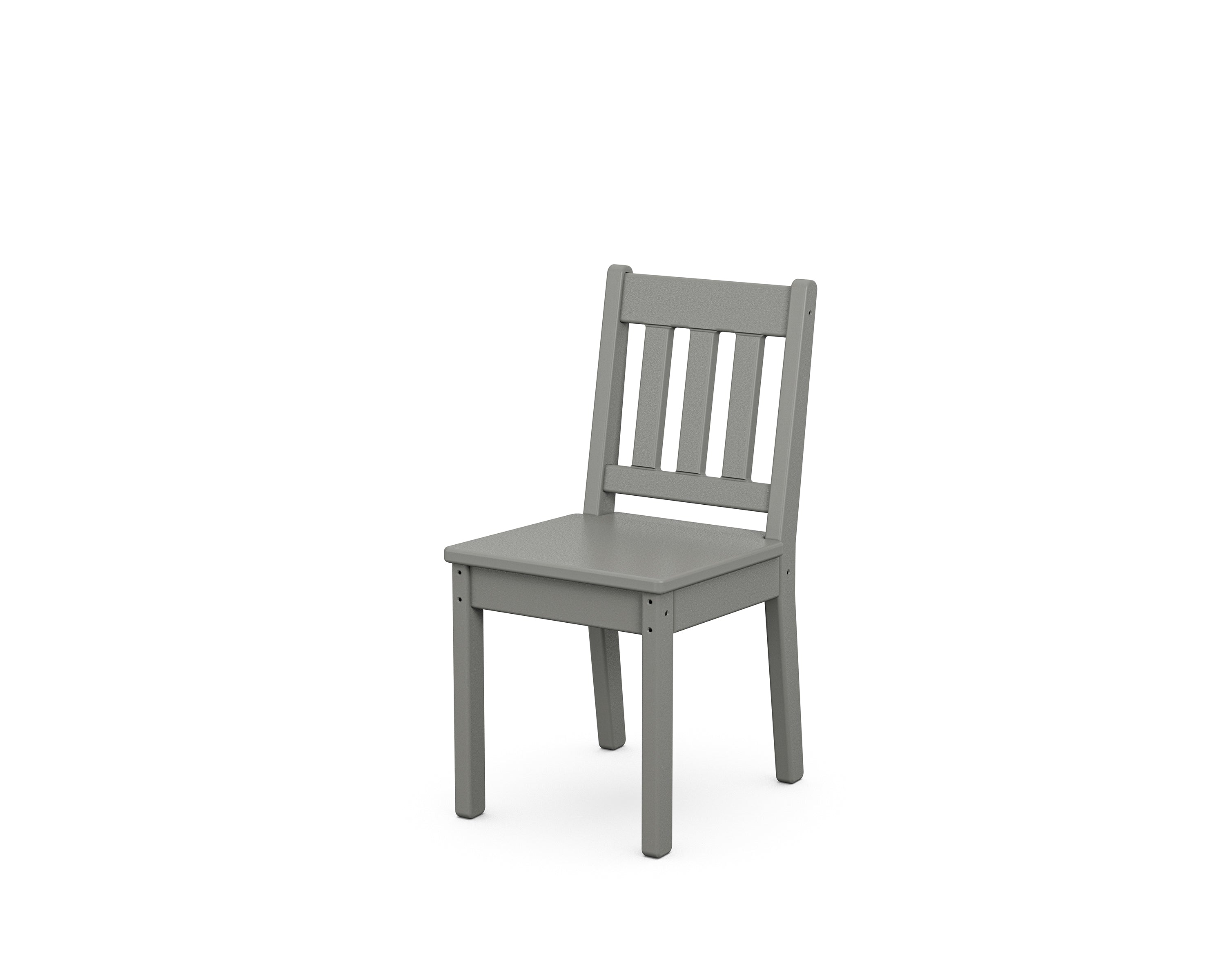 POLYWOOD® Kids Vineyard Dining Chair in Slate Grey