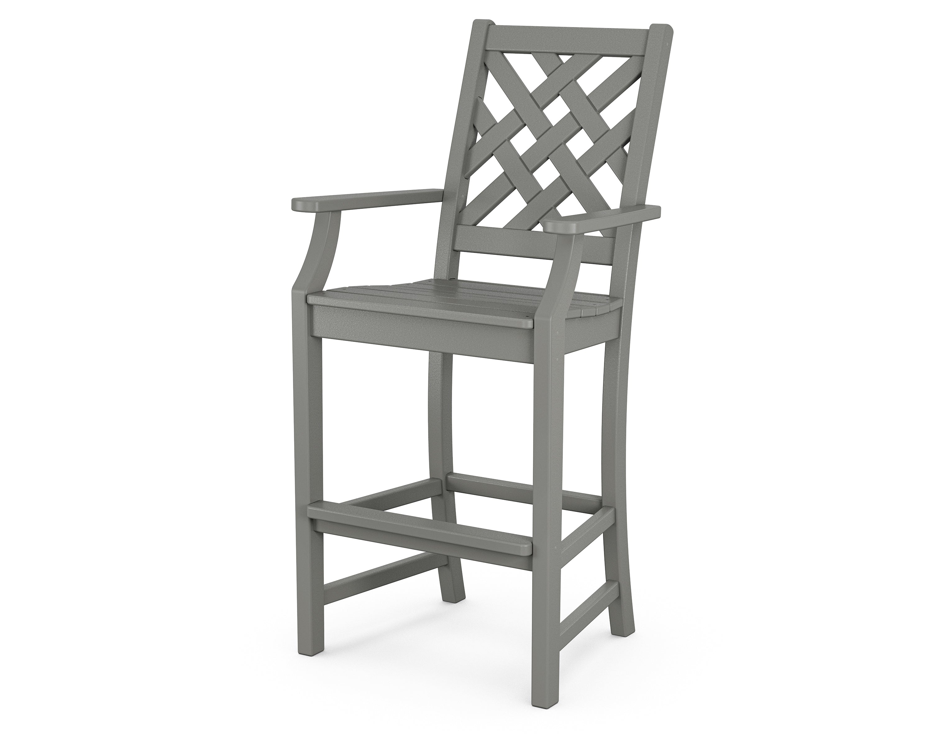 Country Living Wovendale Bar Arm Chair in Slate Grey