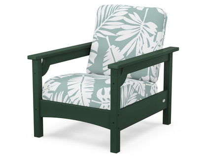 POLYWOOD® Club Chair in Green / Leaf Glacier Spa