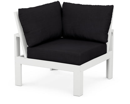 Unbranded Modular Corner Chair in White / Midnight Linen