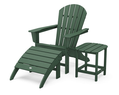 POLYWOOD® South Beach Adirondack 3-Piece Set in Green